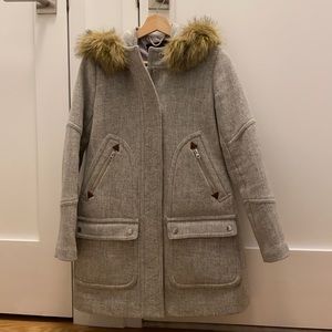 J.Crew Chateau parka in Italian stadium-cloth wool